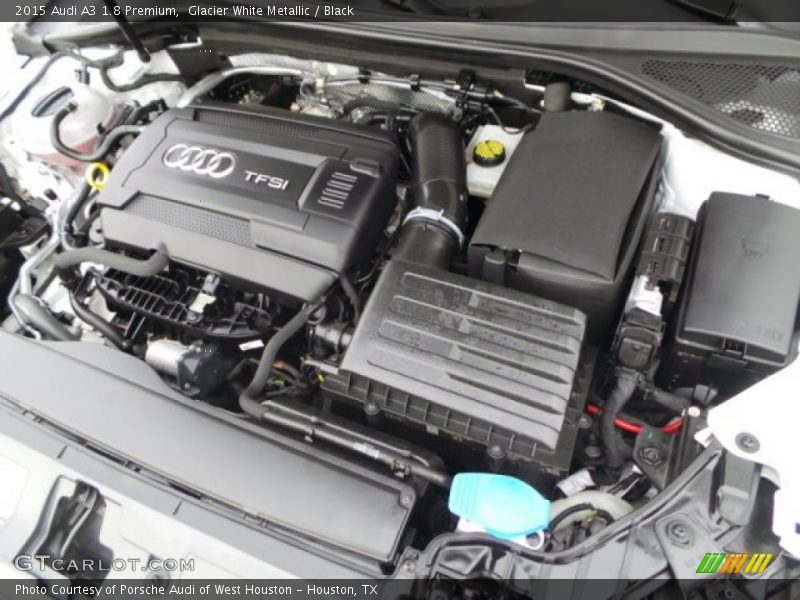Glacier White Metallic / Black 2015 Audi A3 1.8 Premium