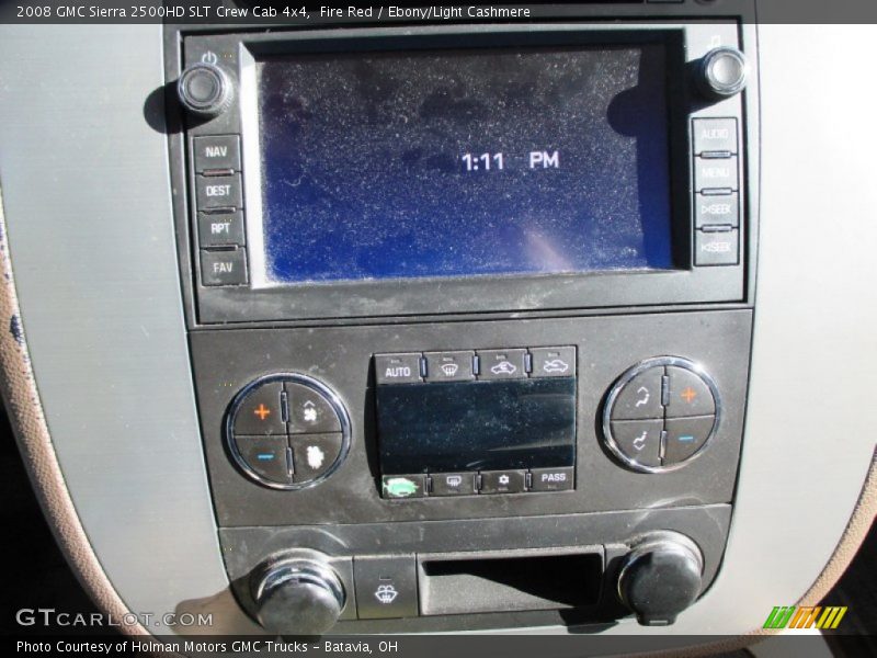 Fire Red / Ebony/Light Cashmere 2008 GMC Sierra 2500HD SLT Crew Cab 4x4