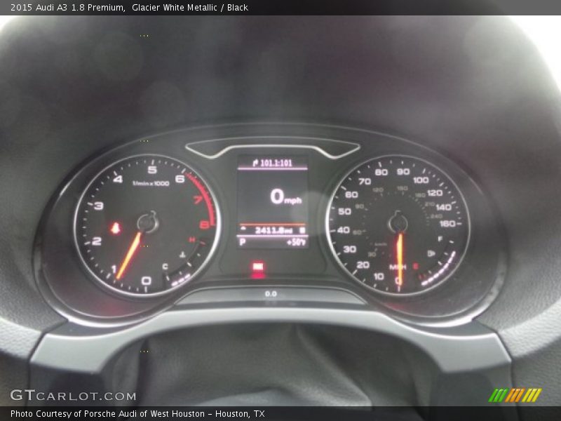 Glacier White Metallic / Black 2015 Audi A3 1.8 Premium