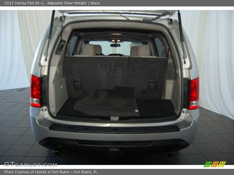 Alabaster Silver Metallic / Black 2013 Honda Pilot EX-L