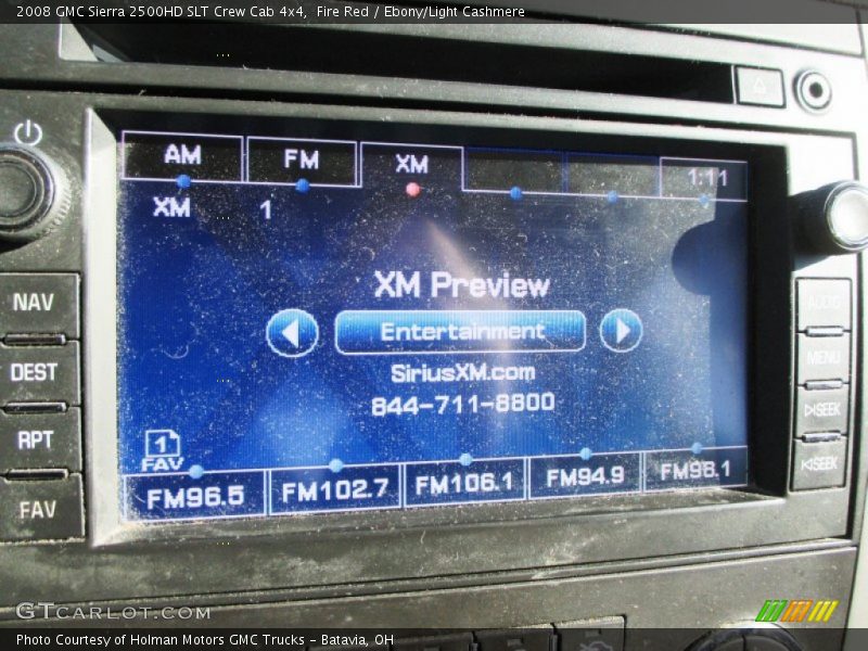 Fire Red / Ebony/Light Cashmere 2008 GMC Sierra 2500HD SLT Crew Cab 4x4