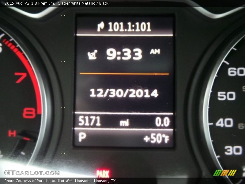 Glacier White Metallic / Black 2015 Audi A3 1.8 Premium