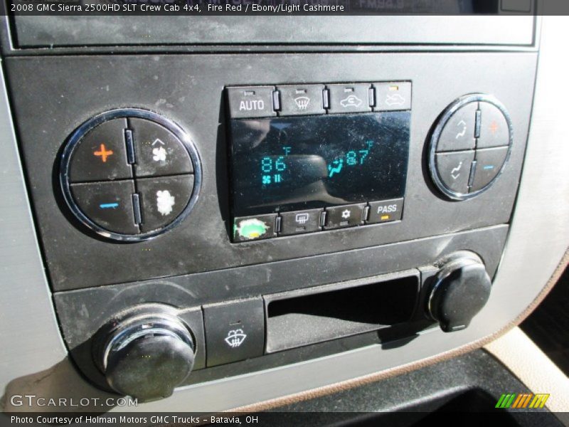 Fire Red / Ebony/Light Cashmere 2008 GMC Sierra 2500HD SLT Crew Cab 4x4