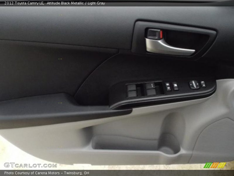 Attitude Black Metallic / Light Gray 2012 Toyota Camry LE