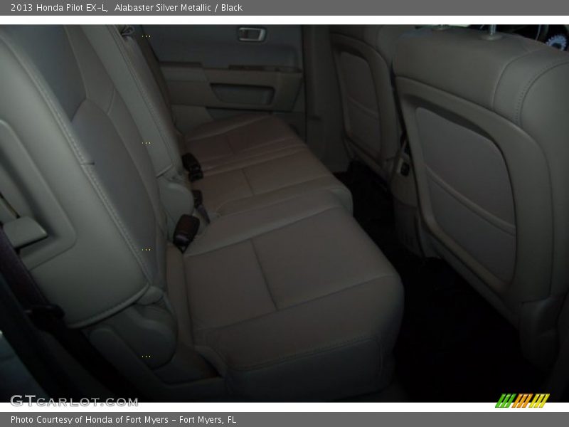 Alabaster Silver Metallic / Black 2013 Honda Pilot EX-L