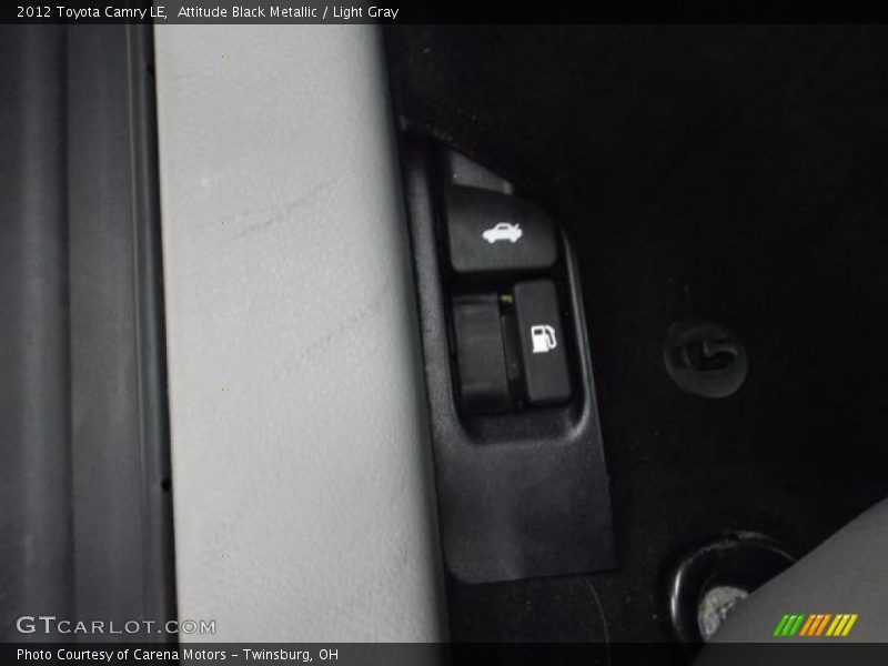 Attitude Black Metallic / Light Gray 2012 Toyota Camry LE