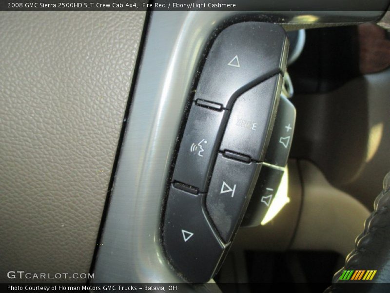 Fire Red / Ebony/Light Cashmere 2008 GMC Sierra 2500HD SLT Crew Cab 4x4