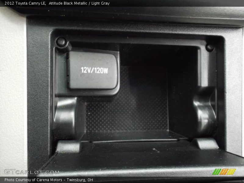 Attitude Black Metallic / Light Gray 2012 Toyota Camry LE