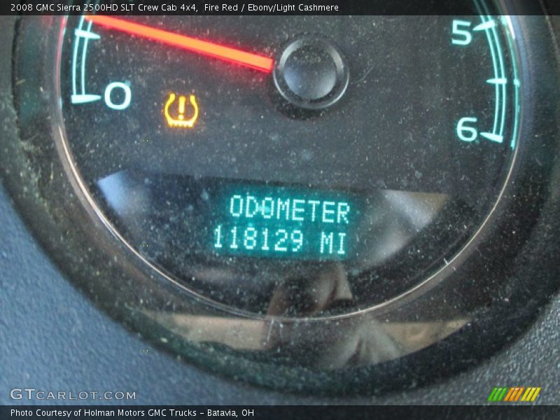 Fire Red / Ebony/Light Cashmere 2008 GMC Sierra 2500HD SLT Crew Cab 4x4