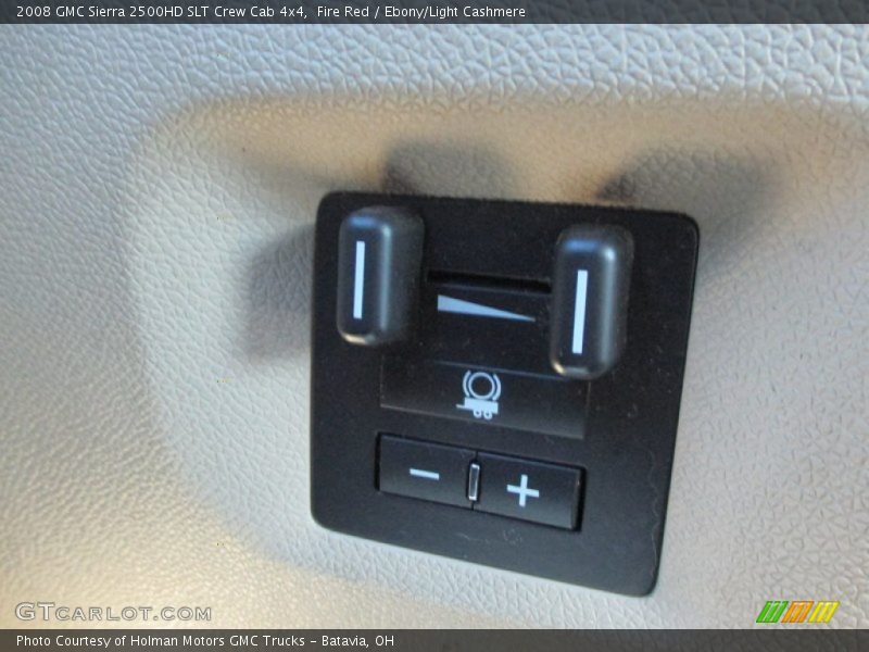 Fire Red / Ebony/Light Cashmere 2008 GMC Sierra 2500HD SLT Crew Cab 4x4