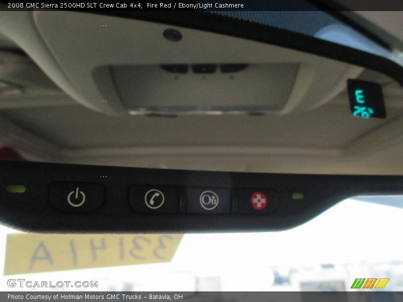 Fire Red / Ebony/Light Cashmere 2008 GMC Sierra 2500HD SLT Crew Cab 4x4