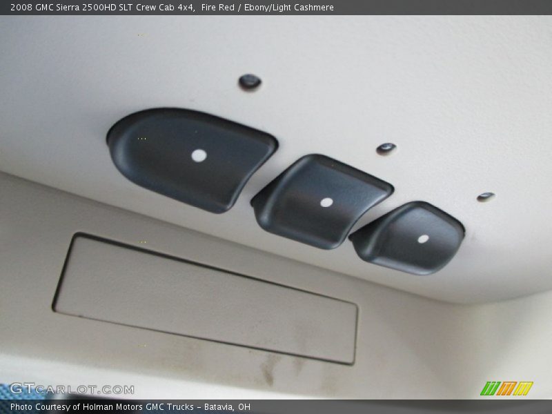 Fire Red / Ebony/Light Cashmere 2008 GMC Sierra 2500HD SLT Crew Cab 4x4