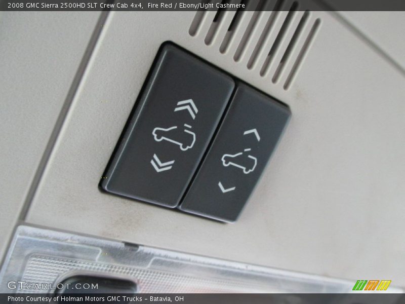 Fire Red / Ebony/Light Cashmere 2008 GMC Sierra 2500HD SLT Crew Cab 4x4