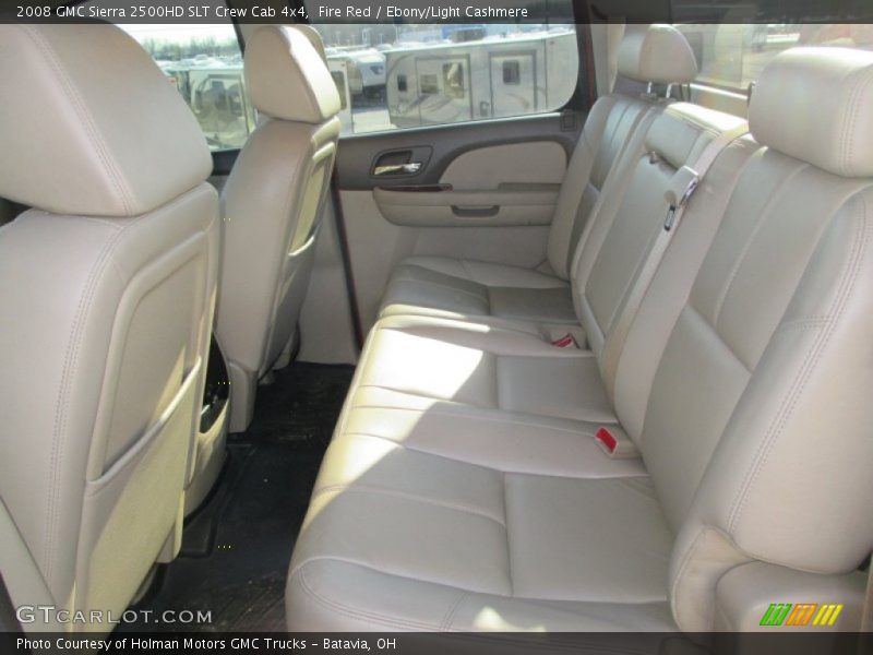 Fire Red / Ebony/Light Cashmere 2008 GMC Sierra 2500HD SLT Crew Cab 4x4