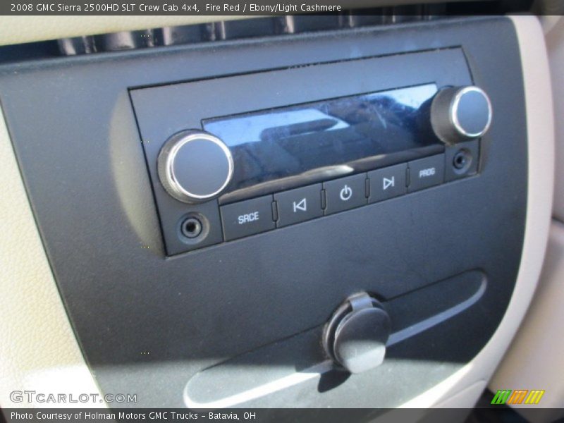 Fire Red / Ebony/Light Cashmere 2008 GMC Sierra 2500HD SLT Crew Cab 4x4
