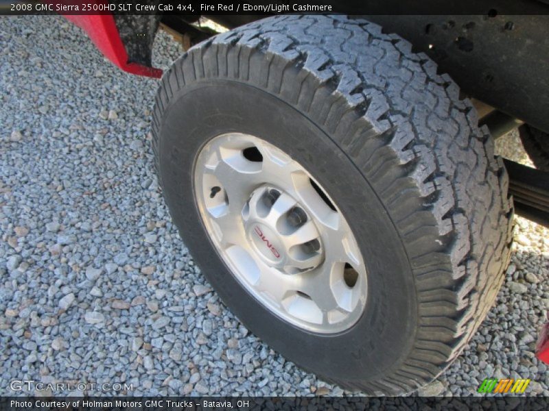Fire Red / Ebony/Light Cashmere 2008 GMC Sierra 2500HD SLT Crew Cab 4x4