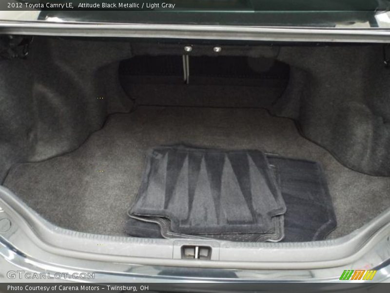 Attitude Black Metallic / Light Gray 2012 Toyota Camry LE