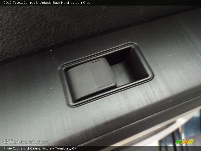 Attitude Black Metallic / Light Gray 2012 Toyota Camry LE