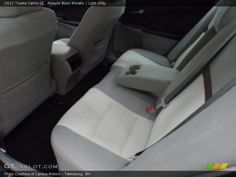 Attitude Black Metallic / Light Gray 2012 Toyota Camry LE