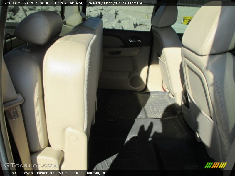Fire Red / Ebony/Light Cashmere 2008 GMC Sierra 2500HD SLT Crew Cab 4x4