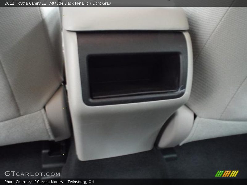 Attitude Black Metallic / Light Gray 2012 Toyota Camry LE