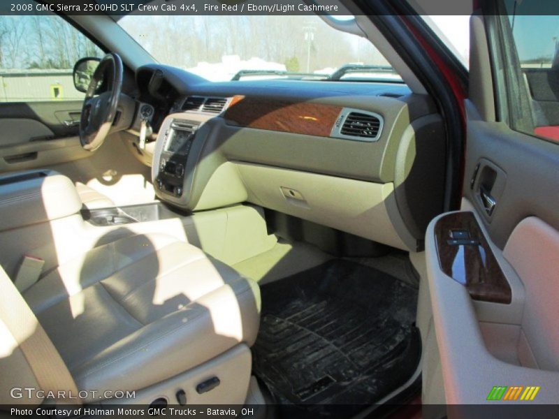 Fire Red / Ebony/Light Cashmere 2008 GMC Sierra 2500HD SLT Crew Cab 4x4