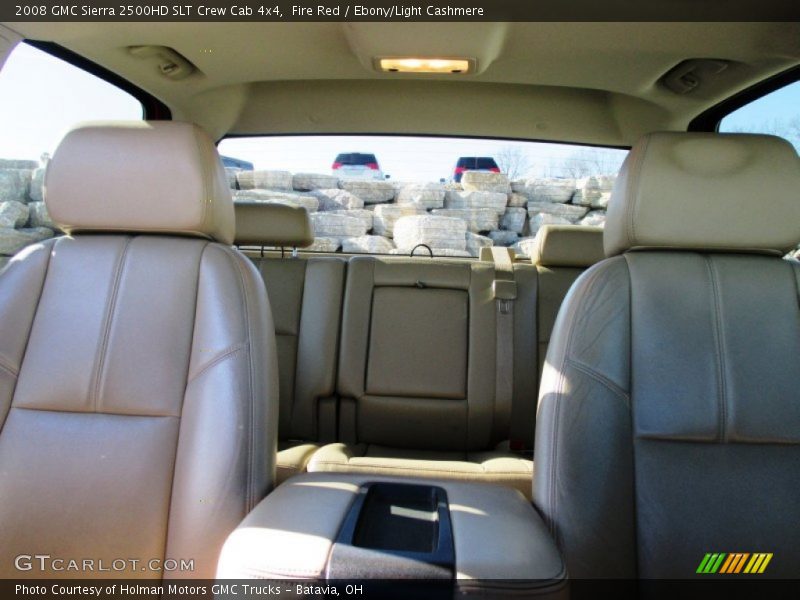 Fire Red / Ebony/Light Cashmere 2008 GMC Sierra 2500HD SLT Crew Cab 4x4