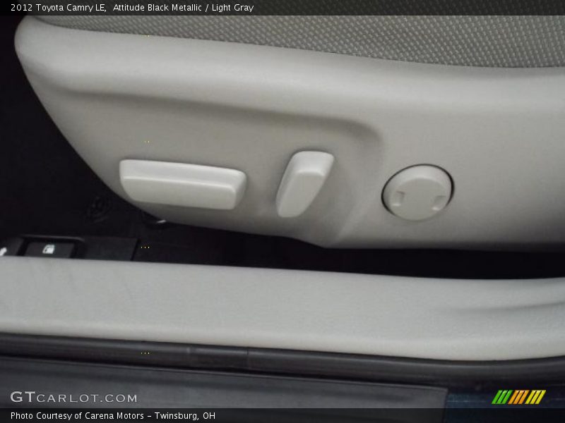Attitude Black Metallic / Light Gray 2012 Toyota Camry LE