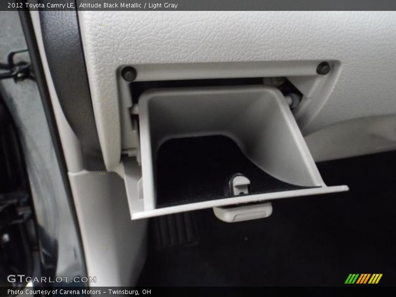 Attitude Black Metallic / Light Gray 2012 Toyota Camry LE