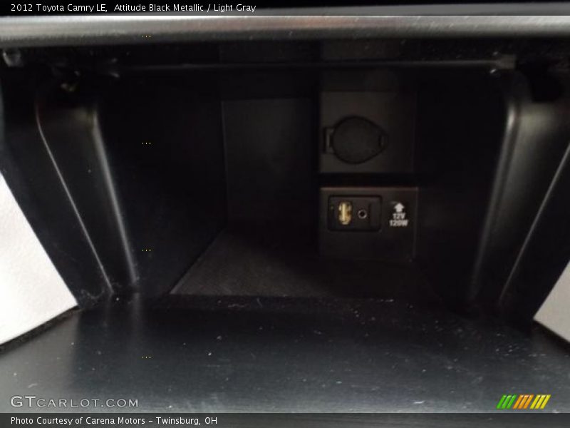 Attitude Black Metallic / Light Gray 2012 Toyota Camry LE