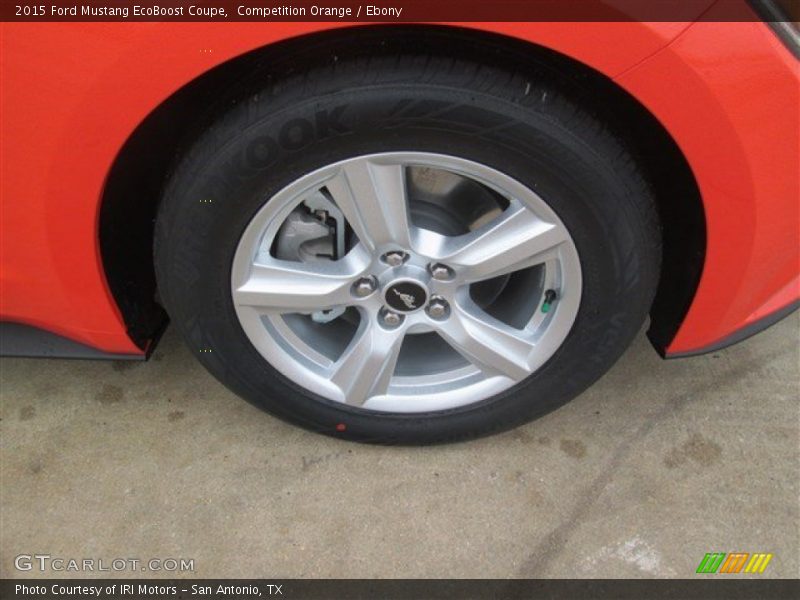 Competition Orange / Ebony 2015 Ford Mustang EcoBoost Coupe