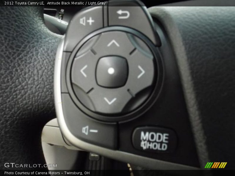 Attitude Black Metallic / Light Gray 2012 Toyota Camry LE