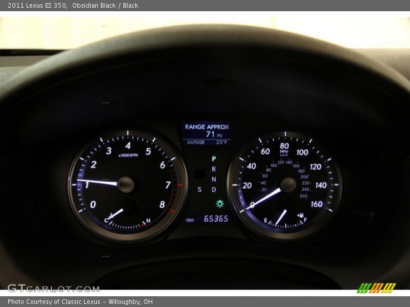 Obsidian Black / Black 2011 Lexus ES 350