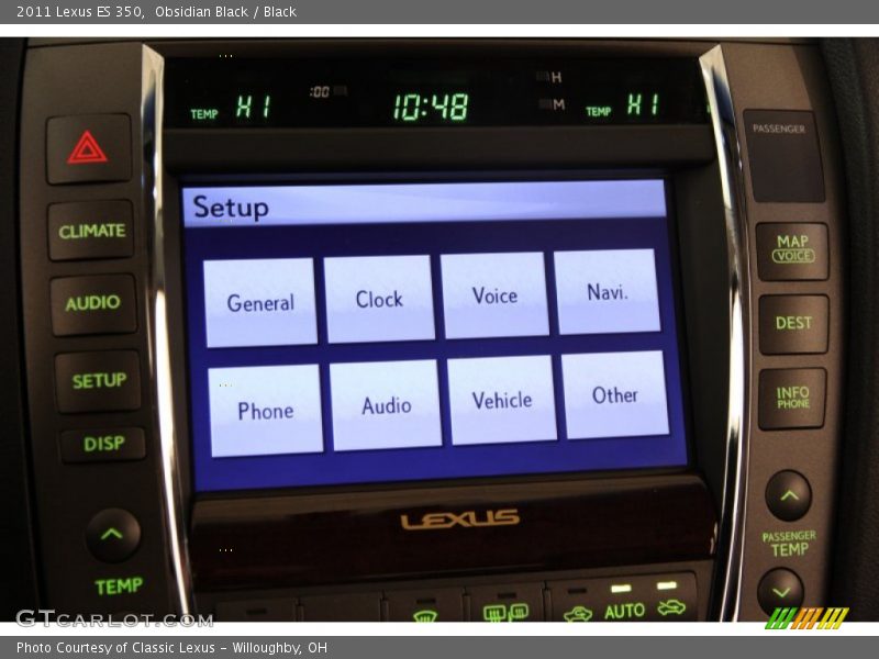 Obsidian Black / Black 2011 Lexus ES 350