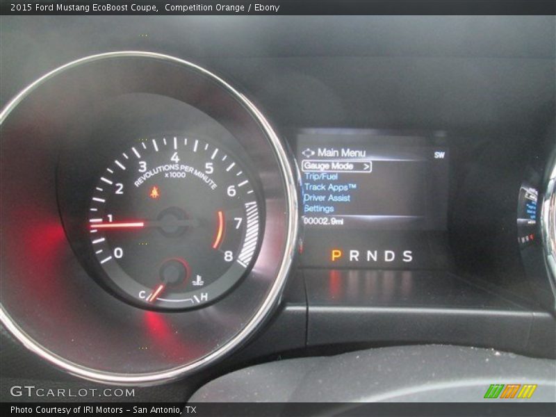 Competition Orange / Ebony 2015 Ford Mustang EcoBoost Coupe