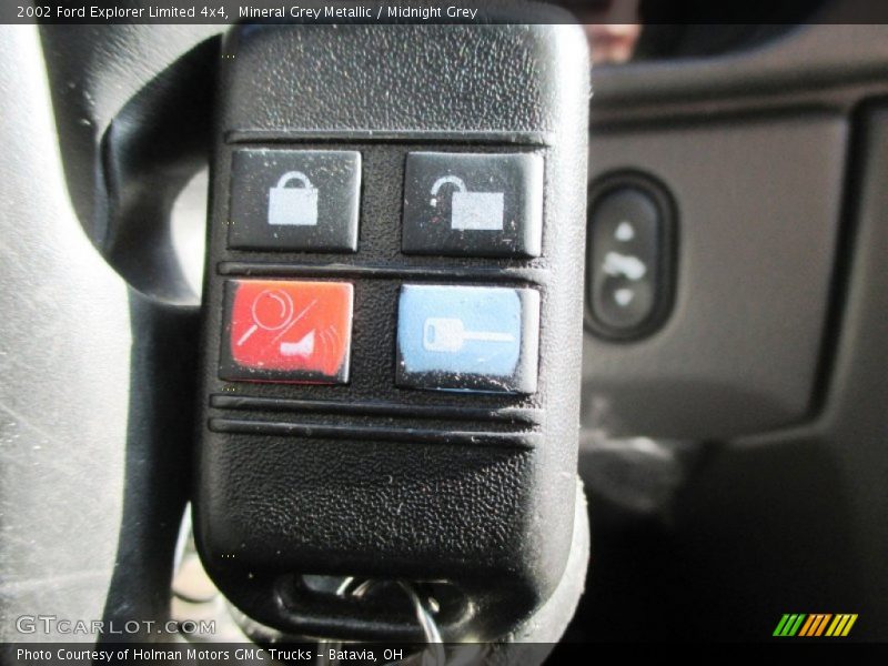 Mineral Grey Metallic / Midnight Grey 2002 Ford Explorer Limited 4x4