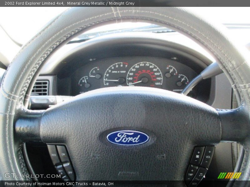 Mineral Grey Metallic / Midnight Grey 2002 Ford Explorer Limited 4x4