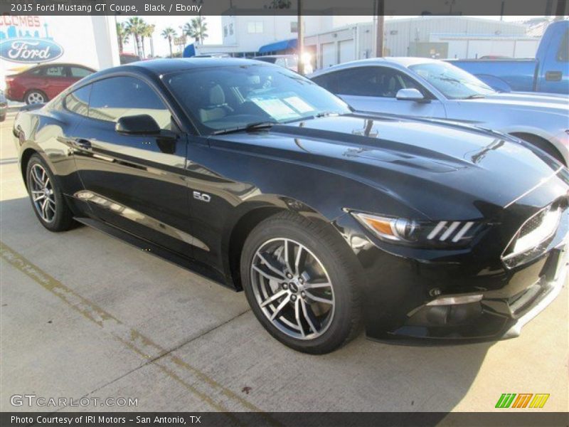 Black / Ebony 2015 Ford Mustang GT Coupe