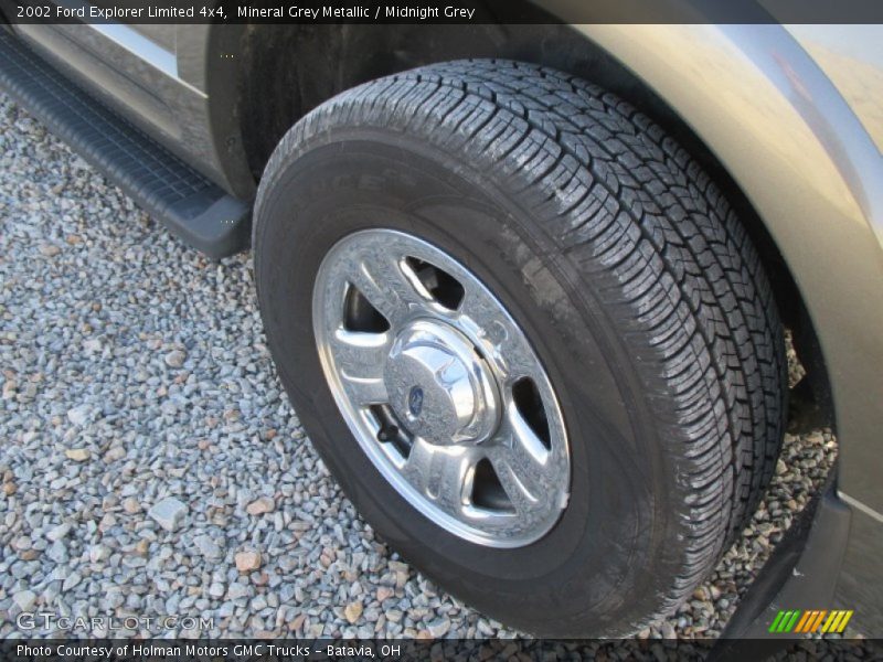 Mineral Grey Metallic / Midnight Grey 2002 Ford Explorer Limited 4x4
