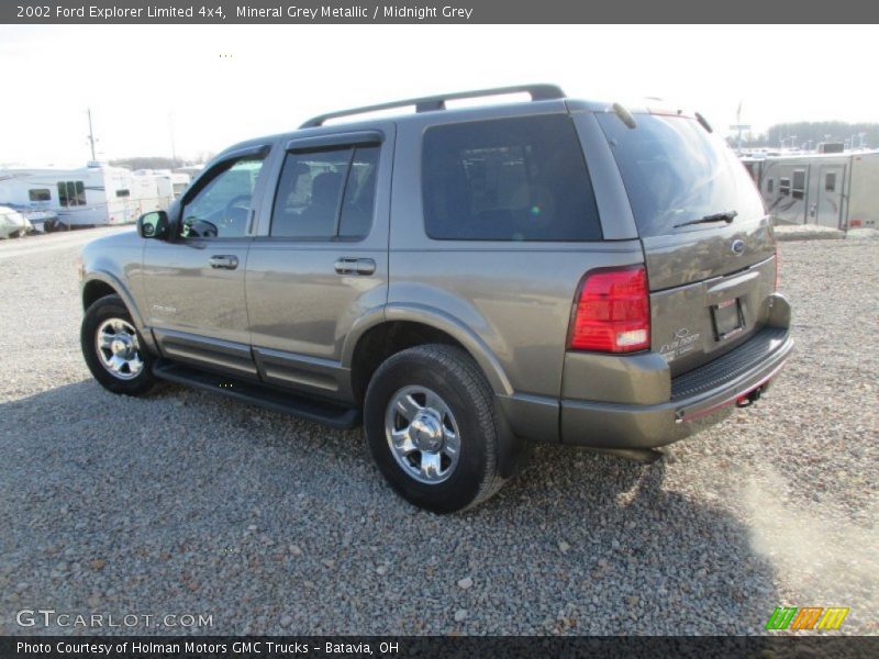 Mineral Grey Metallic / Midnight Grey 2002 Ford Explorer Limited 4x4