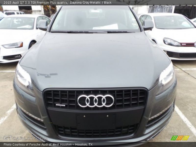 Daytona Gray Metallic / Black 2015 Audi Q7 3.0 TDI Premium Plus quattro