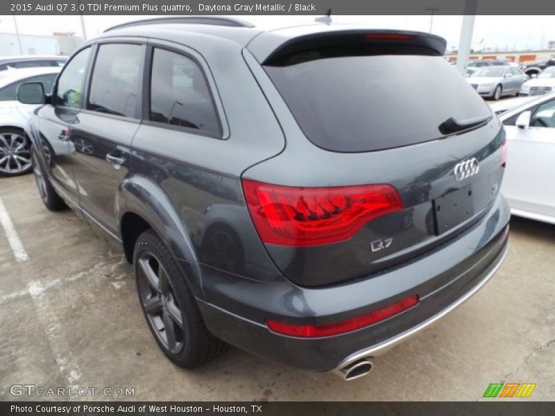 Daytona Gray Metallic / Black 2015 Audi Q7 3.0 TDI Premium Plus quattro