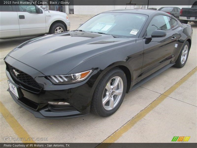 Black / Ebony 2015 Ford Mustang V6 Coupe