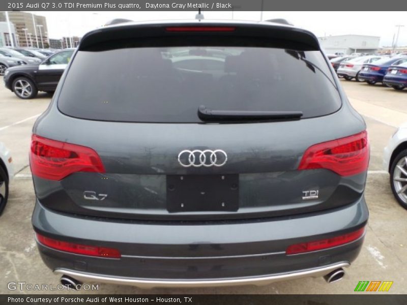 Daytona Gray Metallic / Black 2015 Audi Q7 3.0 TDI Premium Plus quattro