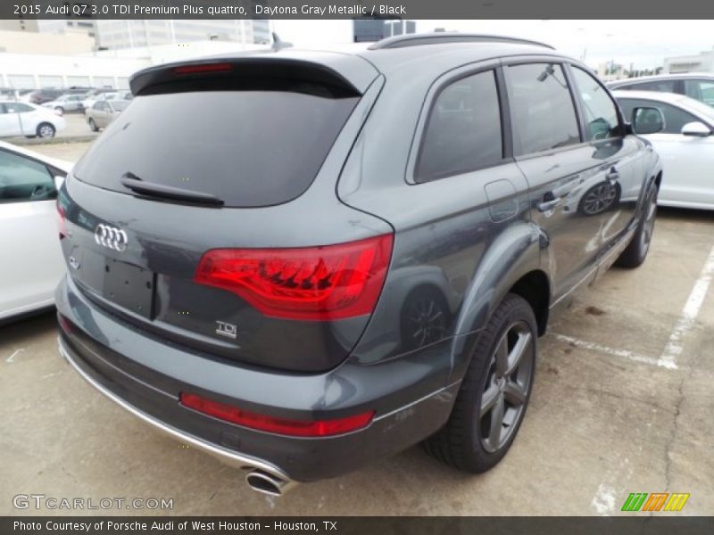 Daytona Gray Metallic / Black 2015 Audi Q7 3.0 TDI Premium Plus quattro