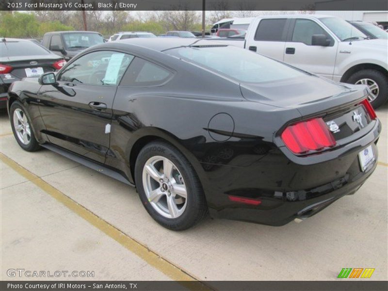 Black / Ebony 2015 Ford Mustang V6 Coupe
