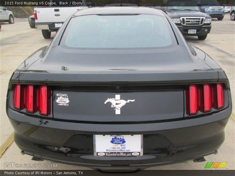 Black / Ebony 2015 Ford Mustang V6 Coupe