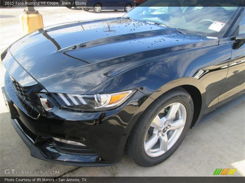 Black / Ebony 2015 Ford Mustang V6 Coupe