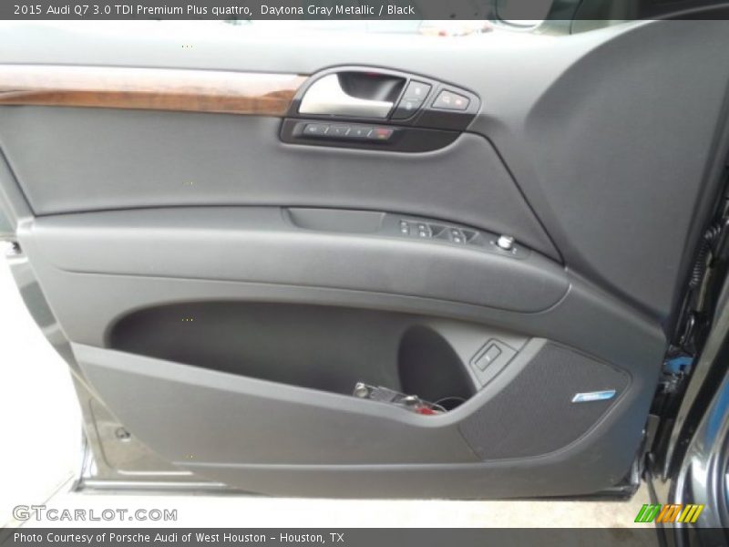 Daytona Gray Metallic / Black 2015 Audi Q7 3.0 TDI Premium Plus quattro