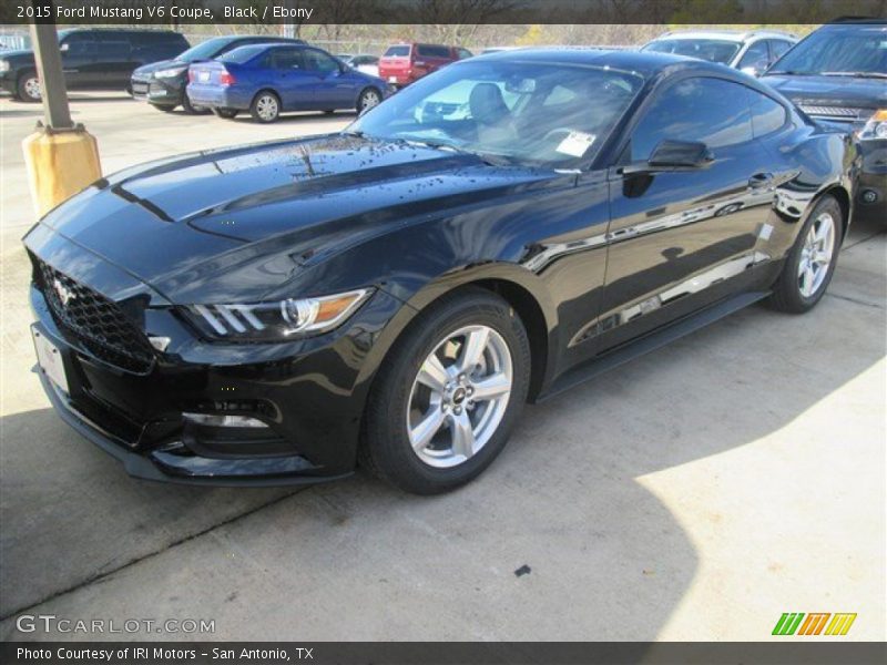 Black / Ebony 2015 Ford Mustang V6 Coupe